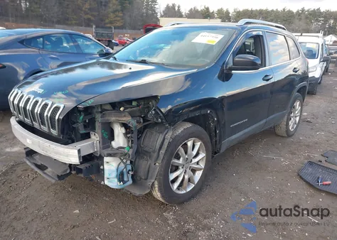 2014 Jeep Cherokee Limited from USA, damaged, VIN 1C4PJMDS2EW234515